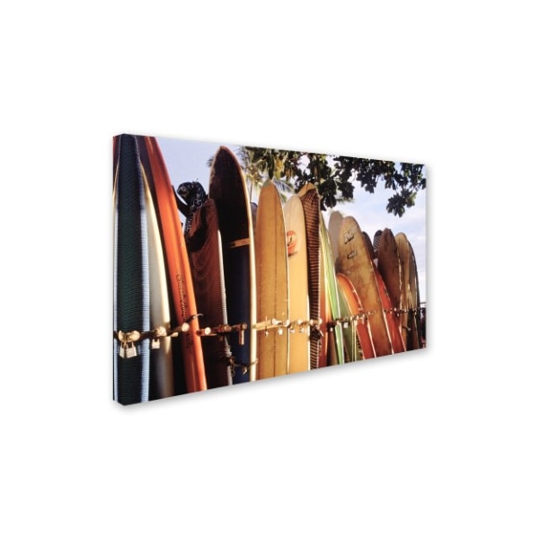 Joe Felzman Photography 'Long Boards Waikiki' Canvas Art,22x32